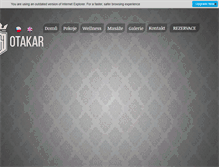 Tablet Screenshot of hotelotakar.cz